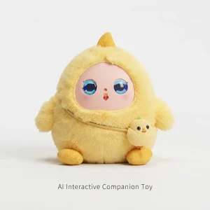Newest AI Smart Plush with Emotional LED Eyes and Mutil-Languages Talking AI Assistant Plush Toys Children Gifts with App