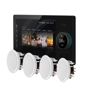 Newest F8 Touch 8 Inch Multi functional Touch Screen Control Panel WiFi Smart Gateway with Built in Amplifier Tuya APP