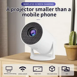 Newest HY300 PRO Mini Portable Pocket Smart Android Projector 480p HD Low Noise Wireless Home Theater Business Projectors