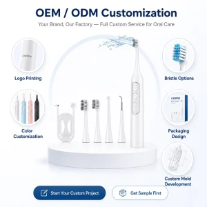Newest Portable IPX7 Waterproof Cordless Combo with 3 Modes for Daily Gum Health Water Flosser Sonic Toothbrush
