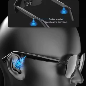 Newest Smart Glasses With UV Protection Open Ear Wireless Stereo Headphone for Adults Outdoor Hiking Running Cycling