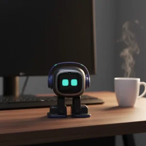 Next Gen AI Interactive Desktop Toy Touch & Sound Sensitive Smart Pet with ChatGPT Personality Best Selling AI Gadget