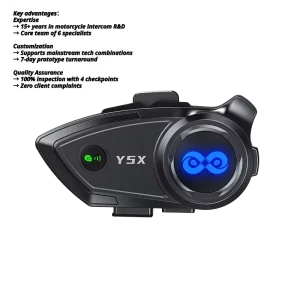 Noise Cancelling Helmet Headset for Team Conference – Multi-User Intercom & Clear Audio