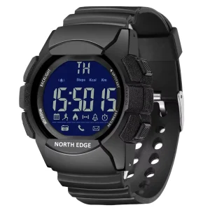 NorthEDGE AK Men SmartWatch 100M Waterproof LED Male Digital Clock Sport Original Outdoor Sport Alarm Timing Montre Pour Homme