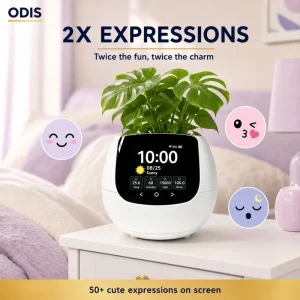 ODIS Smart Plant Sensor Factory Direct 4 in 1 WiFi Plant Monitor for Greenhouse Hydroponics LCD Display Water Level