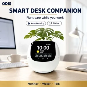 ODIS Smart Plant Sensor for Home WiFi 4 in 1 Health Monitor LCD Temperature & Humidity