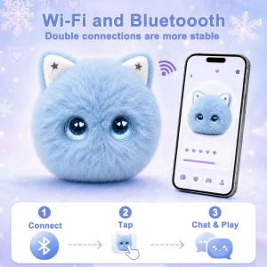 ODM Custom AI Plush Companion Pet Toy AI Pendant Voice Interactive Touch Response Smart Stuffed Animal Factory