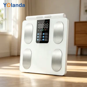 ODM Custom Brand Fitness Health Business Dual Frequency BIA 8 Electrode Smart Body Fat Scale with SDK Support