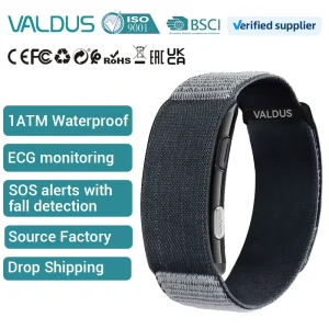 ODM/OEM Health 1ATM Waterproof Smart Band ECG Fitness Sleep Tracker Band VITRO Screenless Heart Rate Relojes Bracelet