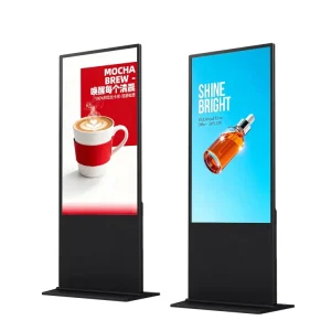 OEM 43 49 55 65inch 2K FHD Android 11 LCD IR Touch Digital Signage Advertising Screen with Wifi Hotspot Sharing for Store
