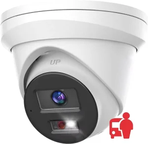 OEM 8MP IP Camera Poe Turret Outdoor Camera Dual-Light Color Night Vision Human/Vehicle Detection Poe Ip Camera