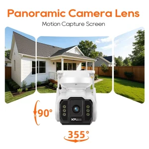 OEM AOV Dome Camera 3MP IP65 Waterproof Two Way Audio Night Vision Full Color Motion Detection Human Motion Tracking