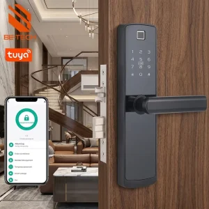OEM Custom Service Smart Security Remote Unlock Door Lock Intelligent Digital Password Fingerprint Keyless Entry Home Door Lock