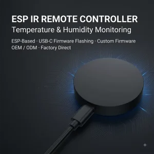 OEM ESP32 C3 8266 Custom Firmware Smart IR Remote Controller with Temperature Humidity Sensor Universal Tasmota IR Blaster