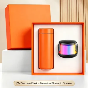 OEM Factory Combo Pack 2 In 1 Insulated Tumbler Bluetooth Speaker For Employee Appreciation