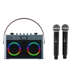 OEM Factory K65 Karaoke Outdoor Speaker Sound Card Speaker BT Connection Is Suitable for Parties Led Light Wireless