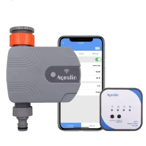 OEM Factory’s Aqualin Smart Irrigation Timer Kit Soil Moisture Sensor APP Alerts For Garden Lawn Watering Manual Controller WiFi