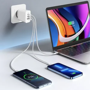 OEM Factory’s Mini 65w USB C Quick Wall Charger EU Plug Fast Charging for Rechargeable Battery 5V 3A GAN Material for Camera