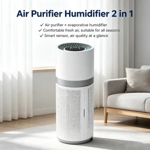 OEM Home Large Room 50sqm Coverage Portable HEPA 13 Filter Smart WiFi Air Purifier Humidifier 2 in 1