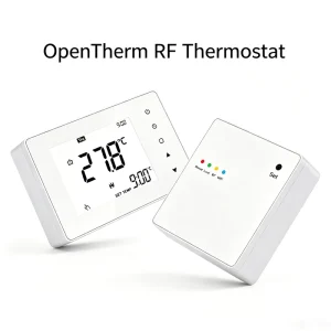 OEM Modern Wireless 7 Days Programmable RF Thermostat with OpenTherm Protocol for Gas Boiler Water Heating Bathroom Home Office