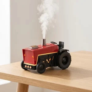 OEM New Novelty Tractor Style Desktop Air Humidifier Bluetooth Music Player Jellyfish Mist Aroma Diffuser for Home Relaxation
