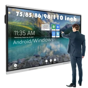 OEM ODM 65 75 85 86 98 110 Inch LCD Display Smart Board Prices Digital Whiteboard Educational Equipment Interactive White Board