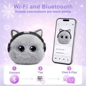 OEM ODM AI Companion Pet AI Pendant Smart Interactive Plush Toy AI Robot Animal Kids Talking Chatbot Educational App Control
