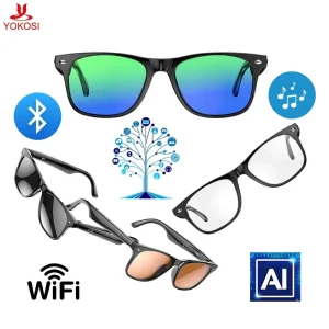 OEM/ODM AI Smart Glasses Wireless AR Glasses with Real-Time Translation & Image Recognition AI Glasses AI Shooting