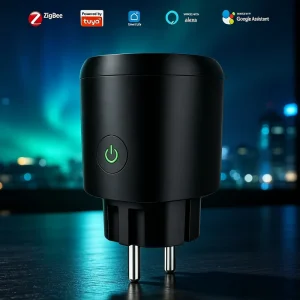 OEM ODM EU Zigbee Smart Plug Factory 3.0 Socket with Custom Firmware Logo Packaging Alexa Google Home Automation