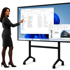 OEM ODM Electronic Interactive Whiteboard 65 75 86 Inch 4K Smart Board with 3 Year Warranty for Global School Business Market