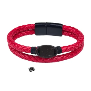 OEM ODM NFC 213 Waterproof Fashion Coconut Shell Leather Band Magnetic Buckle 13.56MHz RFID Access Control Smart Hotel Business