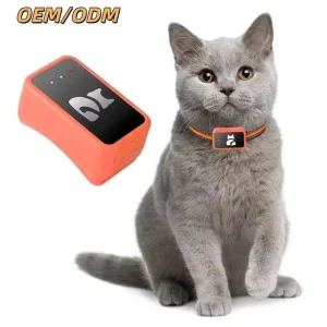 OEM ODM Pet GPS Tracker IP67 Waterproof 2G SIM LCD Display Real Time Location App Remote Tracking Dog Anti Lost Smart Collar