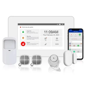OEM ODM Smart House Smart Home Security System Kit with 4G+WIFI Dual Network and CMS Center Monitor Software