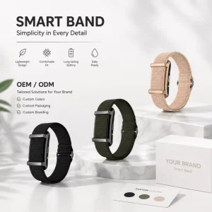 OEM/ODM Smart Watches Fitness Health Tracker Sports Smart Bracelet Sleep Monitoring Temperature Waterproof AI Wearable Devices