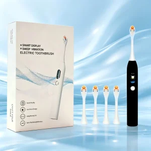 OEM/ODM Travel Smart Vibrating Toothbrush Teeth Whitening Kit LCD Screen Electric Toothbrush