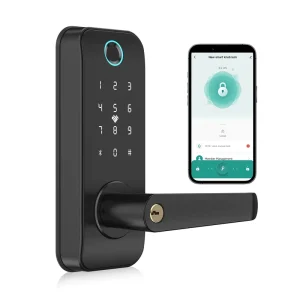 OEM/ODM Tuya App Temporary Smart Lock US Standard Fingerprint Door Locks Electric Deadbolt With Keypads Code Door Lock