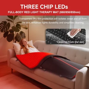 OEM Red Light Therapy Sleeping Bag Red Light Therapy Device Infrared Light Therapy Bed Face Hands Feet Head Coverage