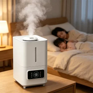 OEM Top Filling 6L Large Water Tank Smart LED Display Commercial Cool Mist Ultrasonic Air Humidifier for Home Dry Room