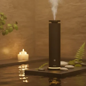OEM Tower Diffuser Air Purifier Remote Control 120mL Adjustable Type C Electric Power Waterless Aroma Diffuser Humidifier