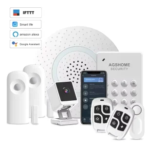 OEM WiFi Alarm System Smart Home Security System Smart Life WiFi Alert Kit DIY Factory Selling App Alerts Security Camera
