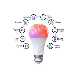 OIT LB2 Smart Light Bulb with Wi-Fi and Remote Control