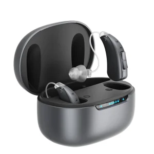 OTC Smart APP Mini BTE Hearing Aids Sale Manufacturer Price Wireless Digital Rechargeable Hearing Aid for Hearing Loss