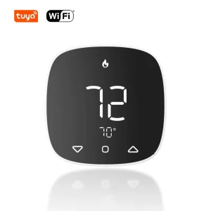 OWON Smart Thermostat WiFi Tuya 24Vac 4.3 inch Color Touch Screen Energy Saving for USA Heat Pump Conventional System Boiler