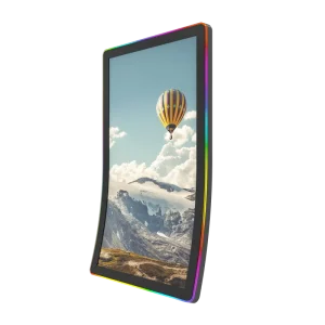 Odm 39” J-curved Display LCD Curved Touch Screen LED Light Capacitive for Gaming Standard Vesa Mounted CTM6538 Non-yellowing