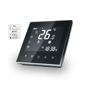Oem Industrial Digital Temperature Hvac Modbus Wifi Fan Coil Thermostat