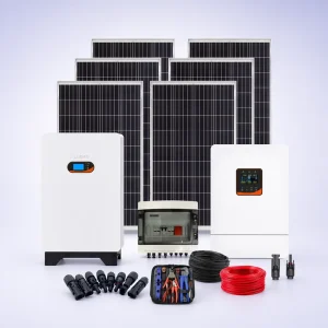 Off Grid Hybrid Solar Energy Storage System Full Package 5kW 10kW 20kW Complete Kit