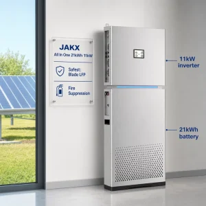 Off Grid Power System Solar Home With Battery Backup 21kWh 11kW Generator Compatible Balcony Power Station With Storage CE