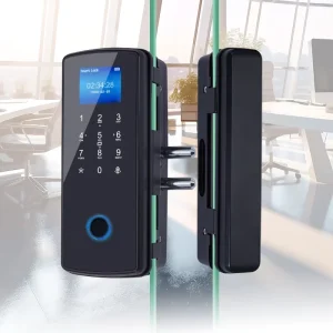 Office Biometrics Waterproof Intelligent Electric Latch Security Glass Electronic Digital Fingerprint Smart Door Lock with Wifi