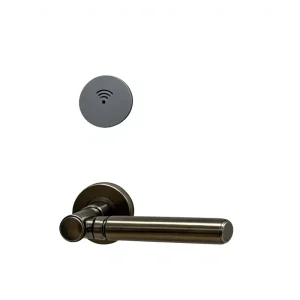 Office Building Zinc Alloy Key Card Door Lock Contactless Smart Lock Built-in Battery