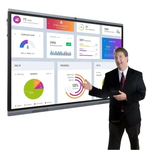Office Conference All in One Interactive Whiteboard 65 Inch LCD 4K Touch Screen with 40 Touch Points Value for Money